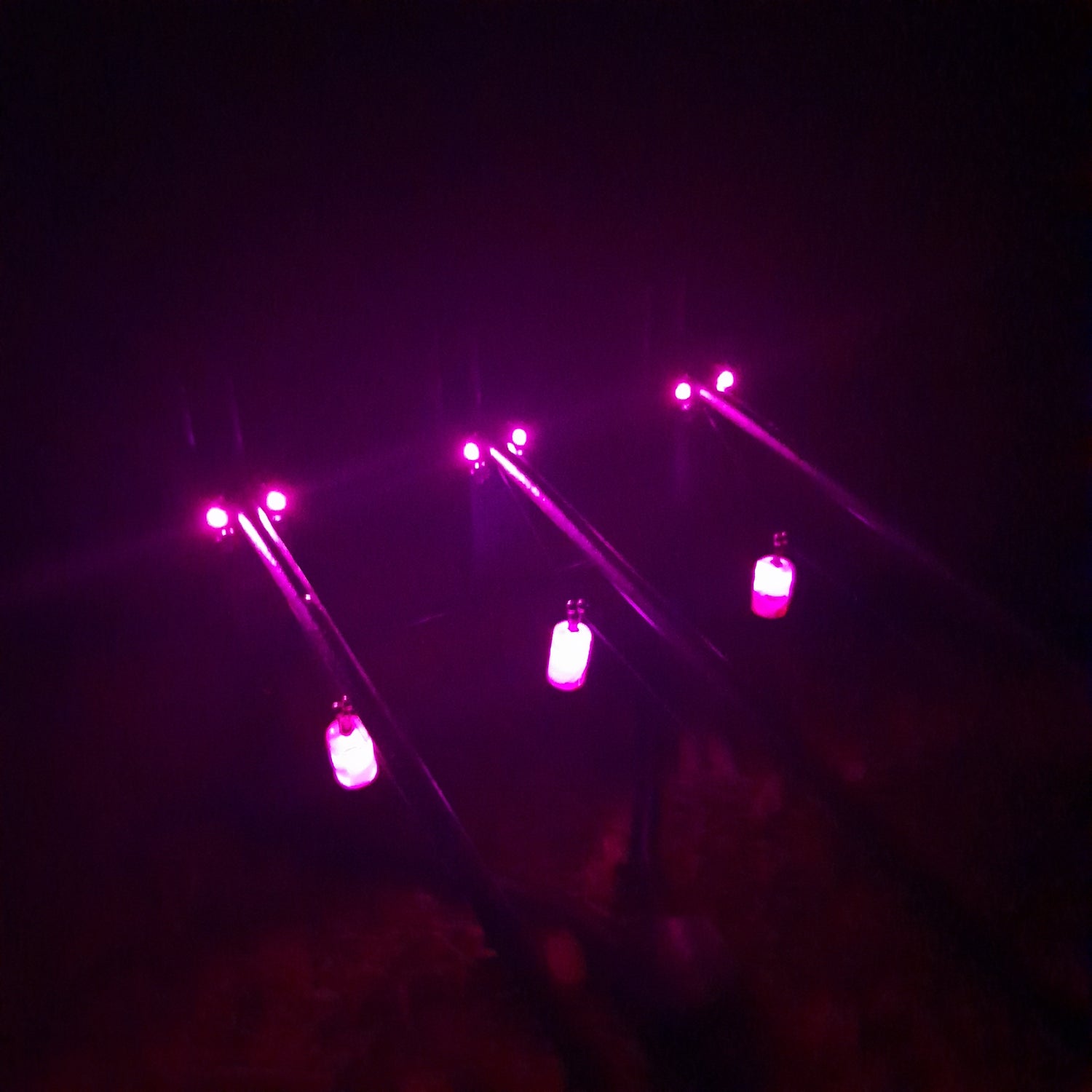 Illuminated LED Marbled Bobbins