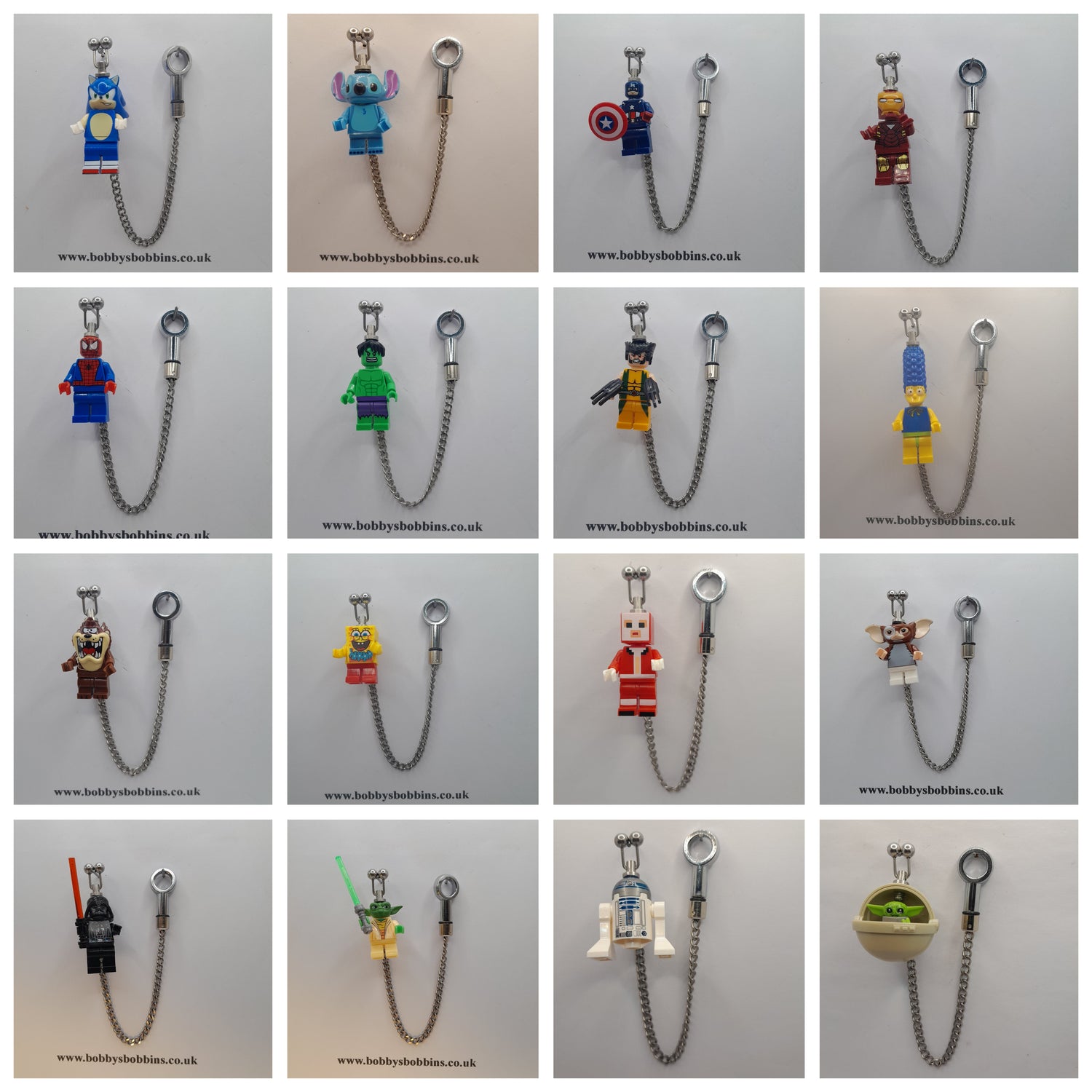 Character Mini Figure Bobbins 100's To Choose From!