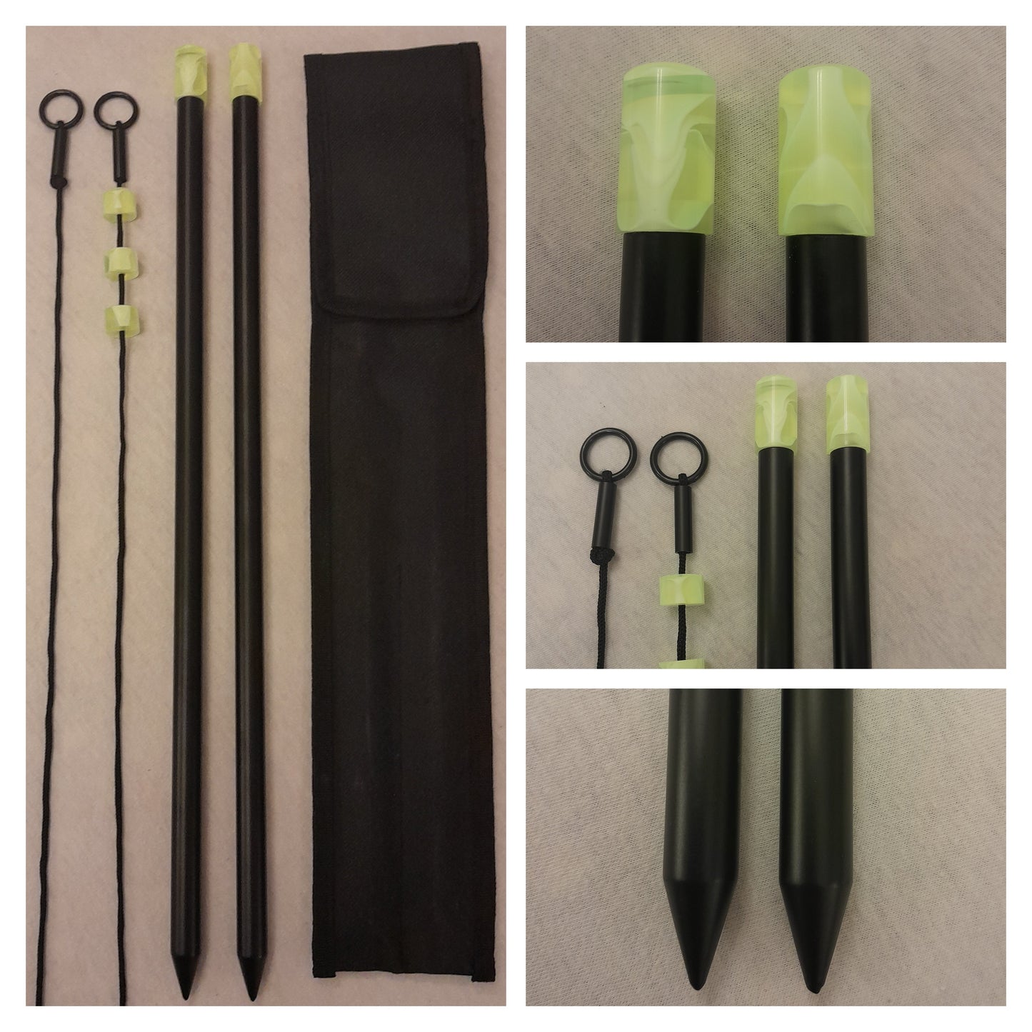 Fluro Yellow Marbled Bobbins