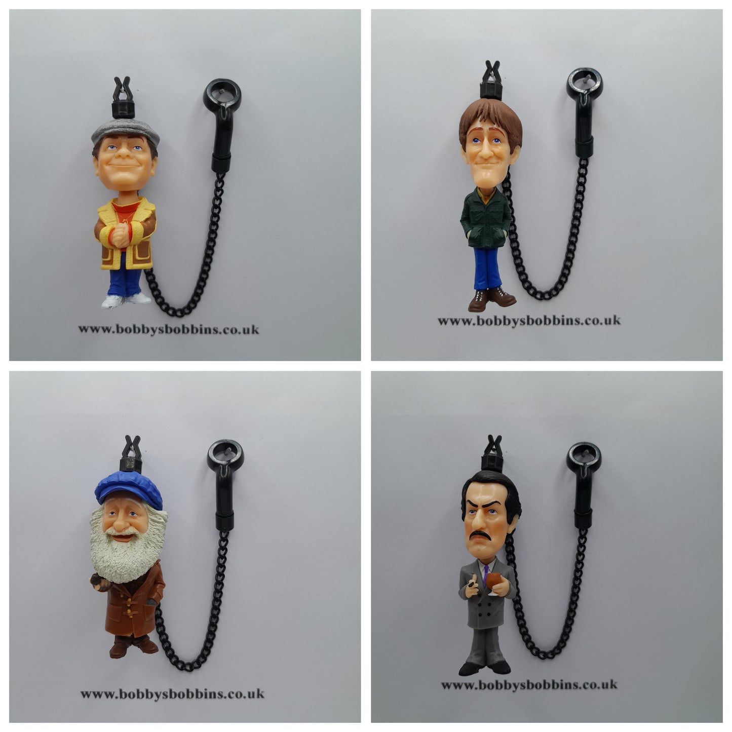 Only Fools And Horses Full Body Bobbin (Design 1)  Delboy, Del boy, Rodney, Uncle Albert And Boycie. With Stainless Or Black Chains
