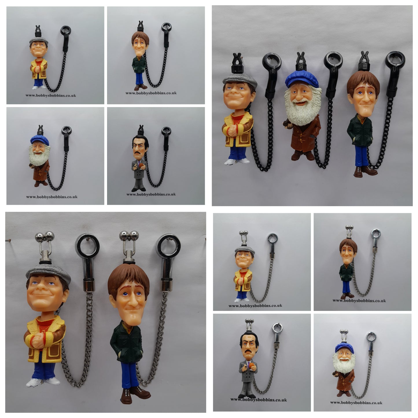 Only Fools And Horses Full Body Bobbin (Design 1)  Delboy, Del boy, Rodney, Uncle Albert And Boycie. With Stainless Or Black Chains