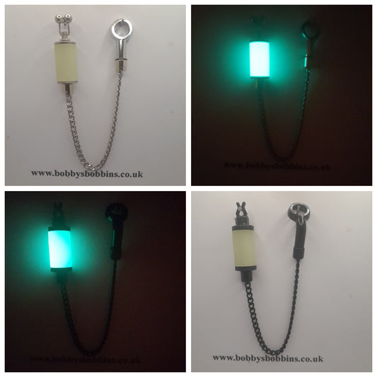 Glow In The Dark Bobby's Bobbin With Black Or Stainless Chain