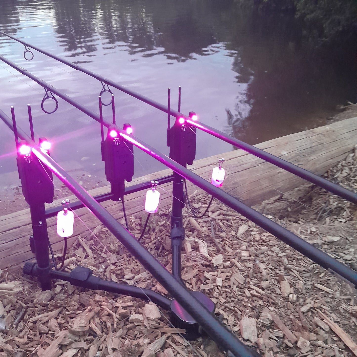 Illuminated LED Purple Marbled Light Up Bobbins