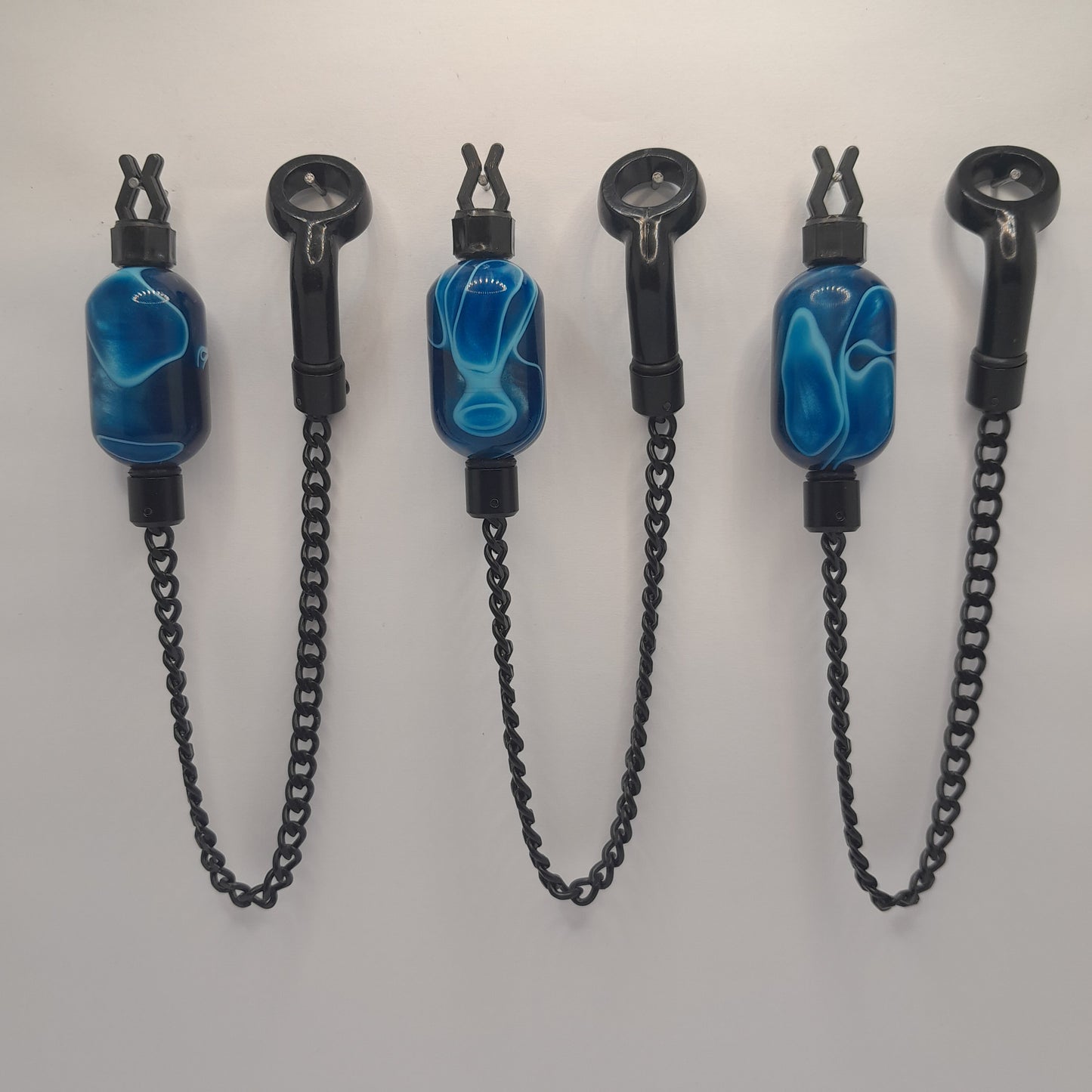 Set Of 3 x Turquoise Marbled Bobbins Ref 46