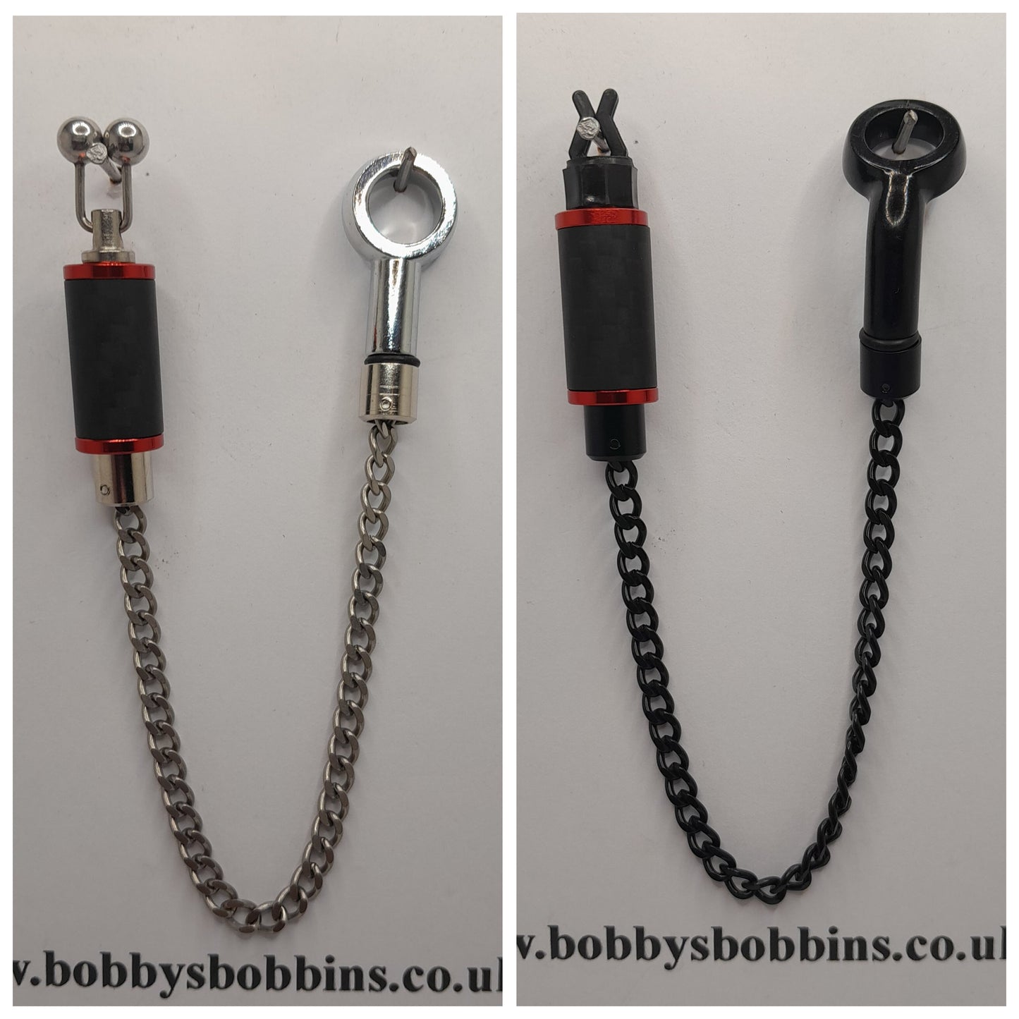 Red 3K Carbon Fibre Weave Bobbins