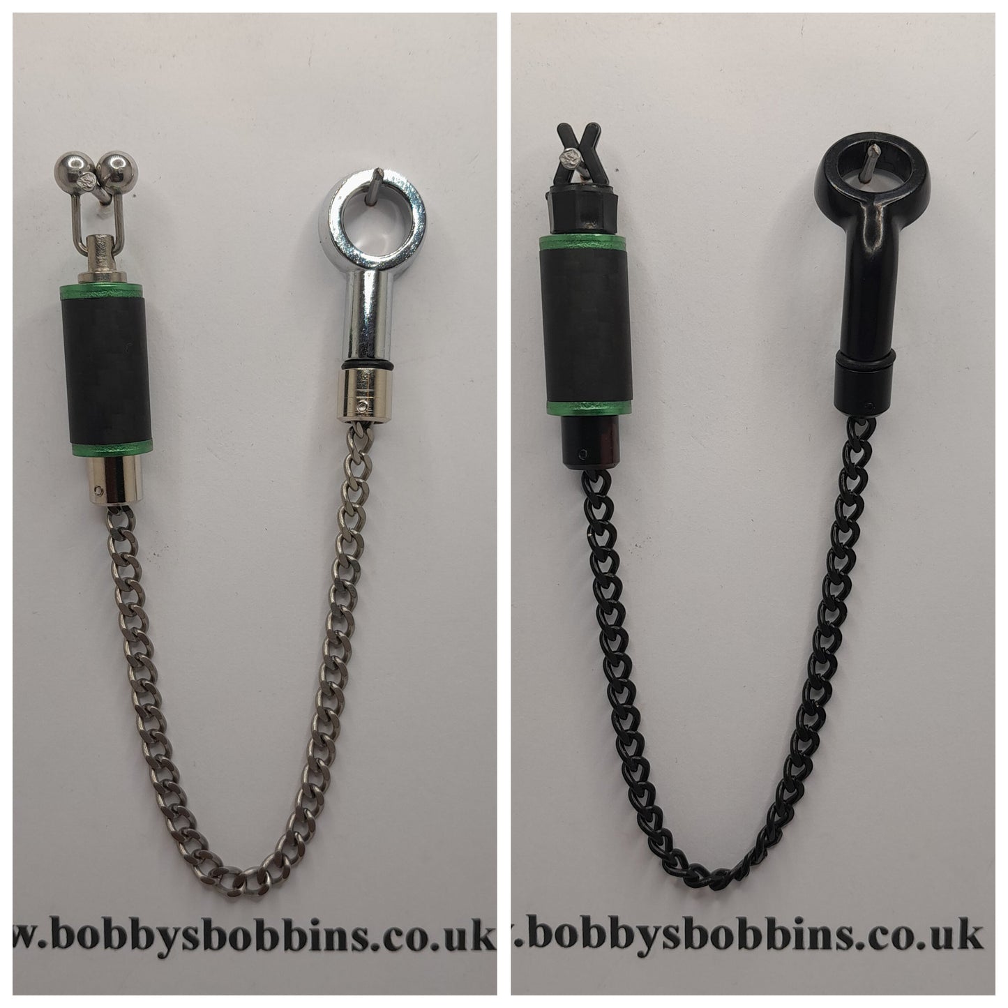 Green 3K Carbon Fibre Weave Bobbins