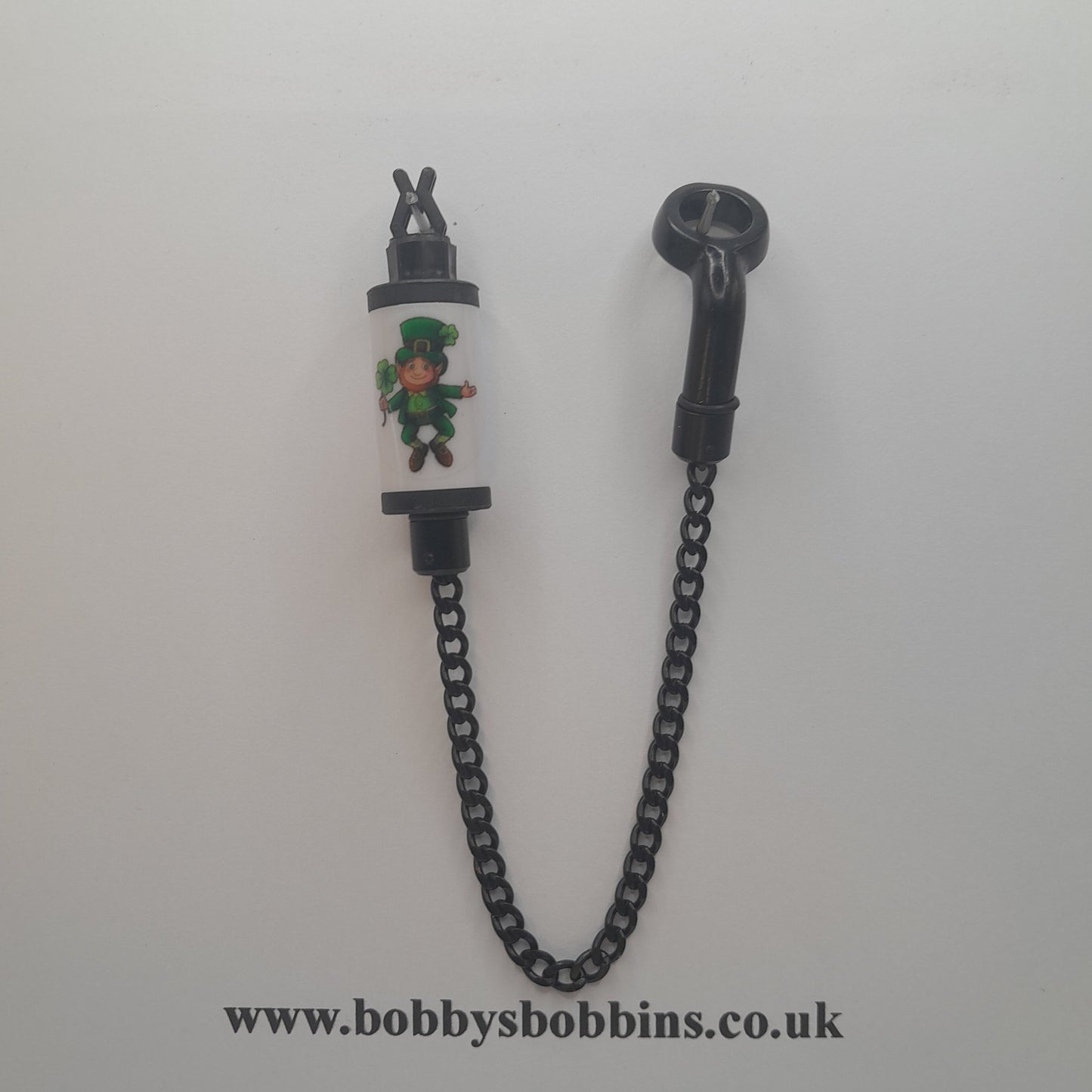 Leprechaun Bobby's Bobbin, Available In Various Colours With Isotope Lot And Black Chain