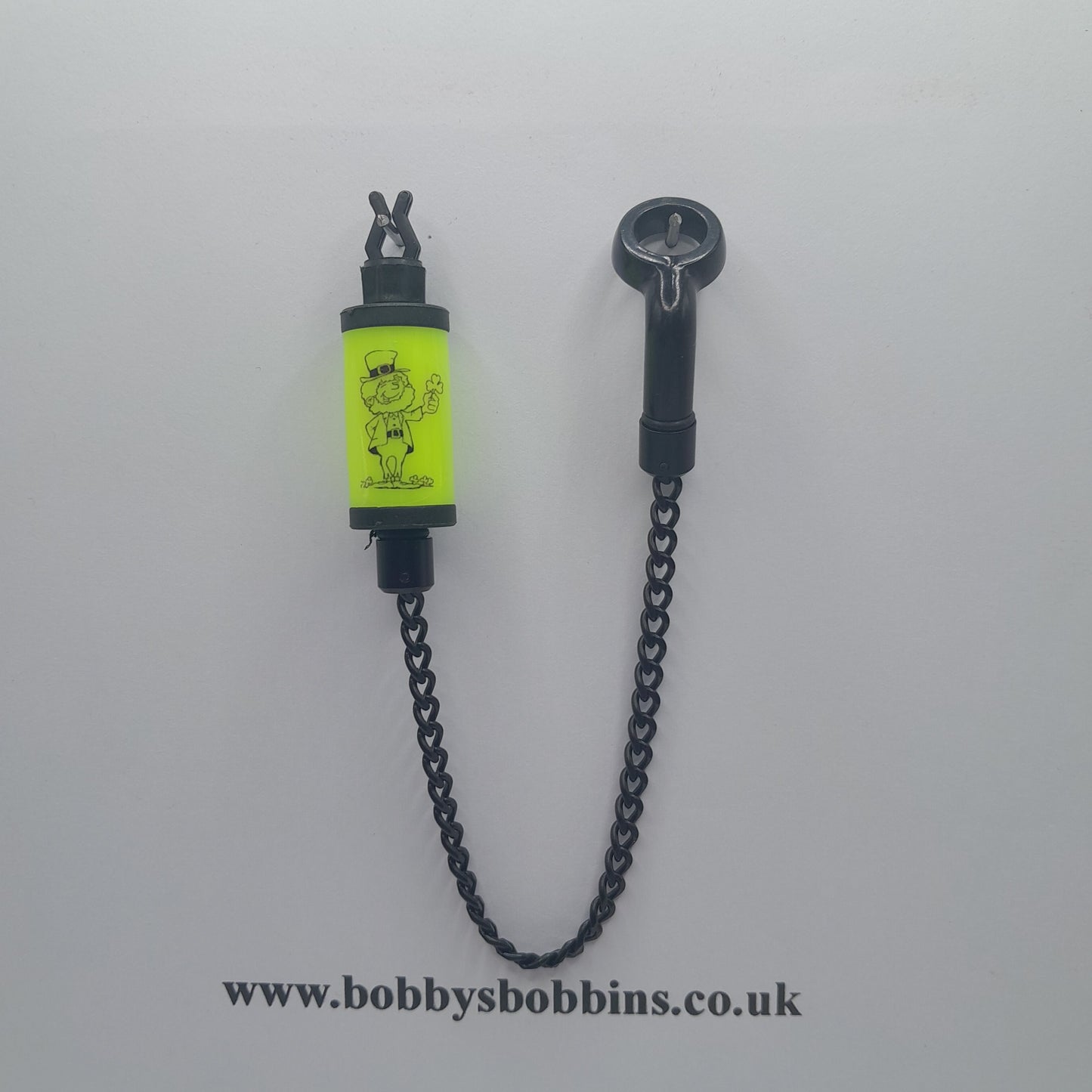 Leprechaun Bobby's Bobbin, Available In Various Colours With Isotope Lot And Black Chain