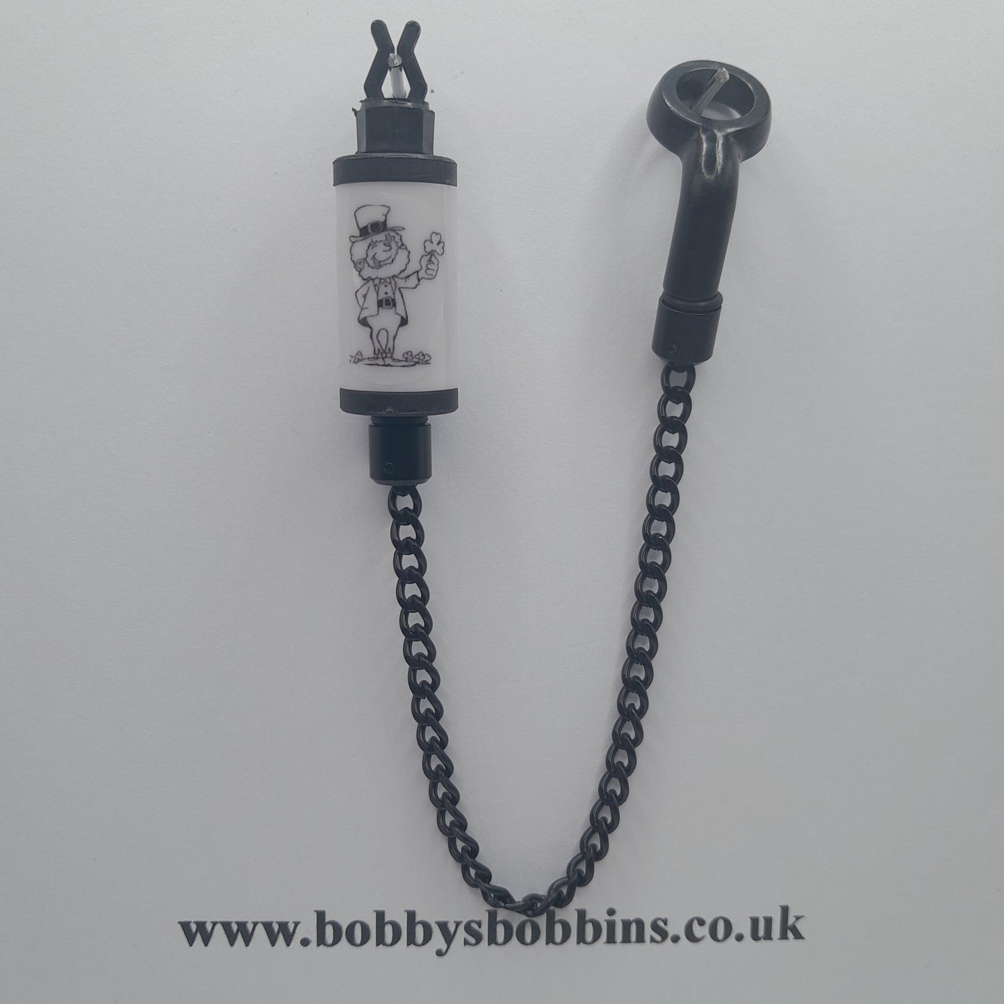Leprechaun Bobby's Bobbin, Available In Various Colours With Isotope Lot And Black Chain