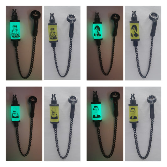 Glow In The Dark Only Fools And Horses Del Boy Bobby's Bobbin With Black Chain. 4 Different Characters To Choose From.